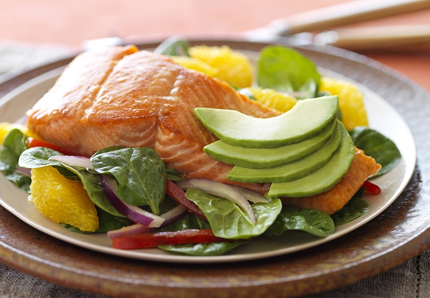 Keto diet for weight loss plate.