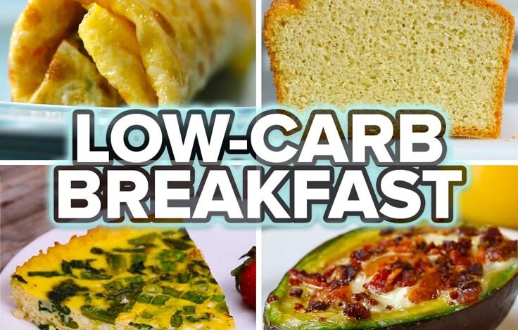 Easy low-carb breakfast ideas