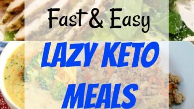 Lazy Keto Meals for Blood Sugar Control