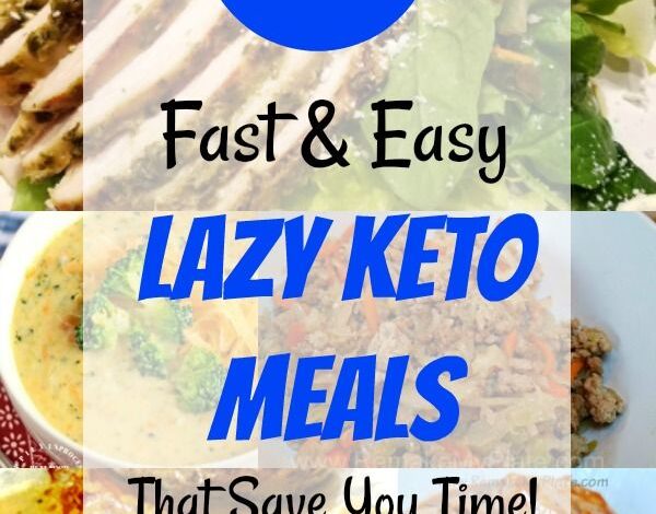 Lazy Keto Meals for Blood Sugar Control