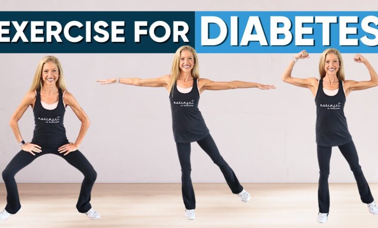 exercise and diabetes management.