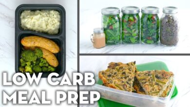 low-carb meal prep ideas